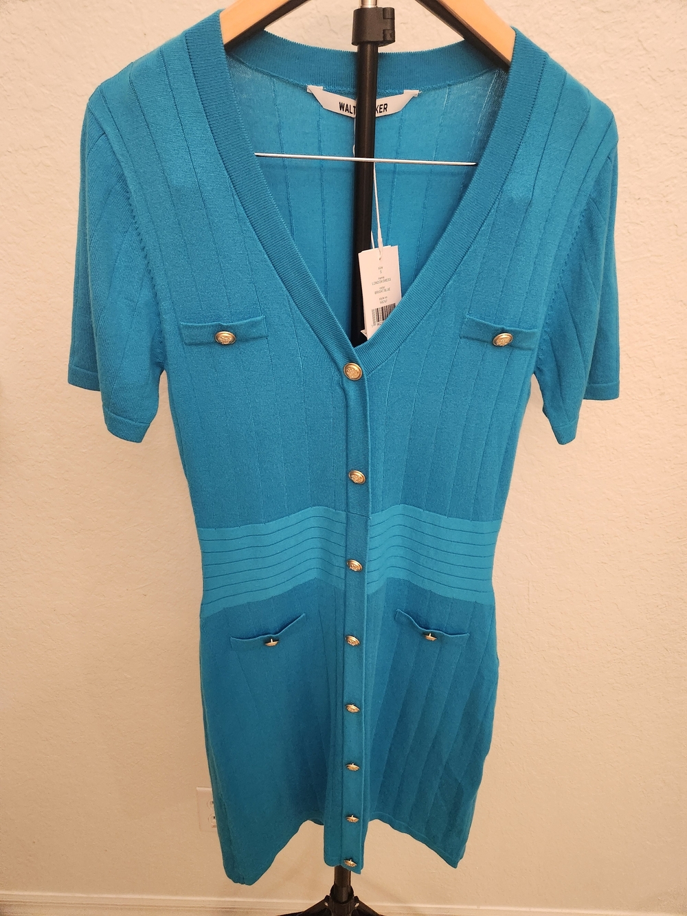 "NWT Walter Baker 'London Dress' in Bright Blue